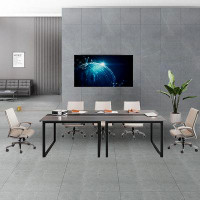 Ebern Designs Conference Room Table with USB Ports and Outlets