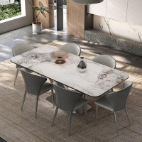 Orren Ellis Italian high-end rectangular dining table sets