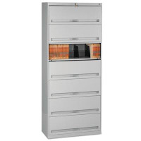 Tennsco Corp. Closed Fixed 7-Drawer Vertical Filing Cabinet