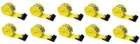 NEW 4 CARGO FLATBED STRAPS CARGO STRAP WINCH STRAP TRAILER RIGGING HARDWARE AS LOW AS $10.95 EA