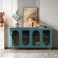 Everly Quinn Storage Cabinet With Adjustable Shelves