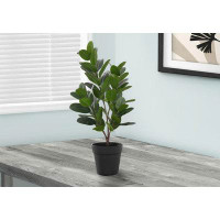 Primrue Artificial Plant, 28" Tall, Indoor, Faux, Fake, Floor, Greenery, Potted, Decorative, Green Leaves