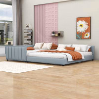 Latitude Run® Kayelee Queen and Twin Size Upholstered Platform Bed