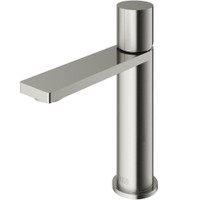 Vigo Halsey Single Hole Bathroom Faucet, Chrome, Brushed Nickel, Matte Black, Matted Brushed Gold - Deck Plate Optional
