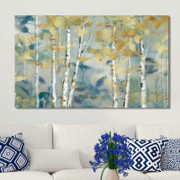 Made in Canada - Winston Porter 'Gilded Forest I' Acrylic Painting Print