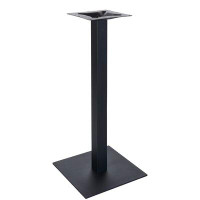 BFM Seating Uptown 18"" Square Table Base, Bar Height