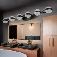 Wrought Studio Vanity Lights With 6 Led Bulbs