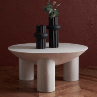 AllModern Brier Solid Wood 3 Legs Coffee Table