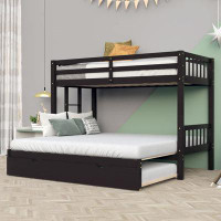 Harriet Bee Fatmeh Twin Over Full Bunk Bed with Trundle by Harriet Bee