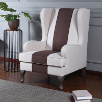 Lark Manor 36" W Linen Wingback Chair