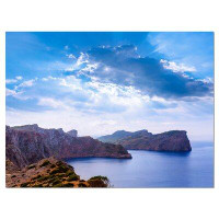 Design Art Majorca Formentor Cape Rocks - Wrapped Canvas Photograph Print