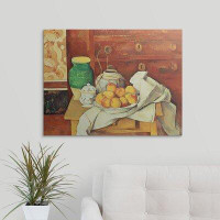 Vault W Artwork 'Still Life with a Chest of Drawers, 1883 87' by Paul Cezanne Painting Print