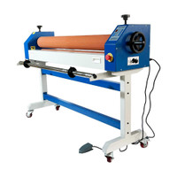 .Electric 51inch Manual Cold Roll Laminator Wide Format Cold Laminating Machine Photo Vinyl Film Laminating #120325