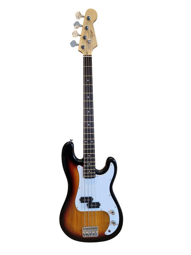 Bass Guitar for Beginners Regular Size Sunburst PPB834 in Guitars