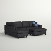 Andover Mills Asenath 2 - Piece Upholstered Sectional