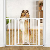 KingSo 30in Tall Pressure Mounted Pet Gate