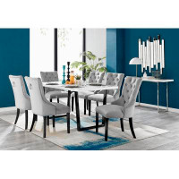 East Urban Home 6- Person Dining Set