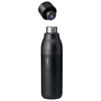 LARQ PureVis 740ml (25 oz.) Stainless Steel Water Bottle with Self-Cleaning Mode - Obsidian Black