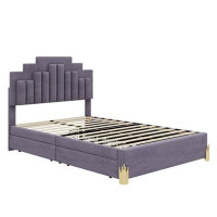 Mercer41 Yvaine Full Size Upholstered Platform Bed