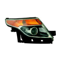 Head Lamp Passenger Side Ford Explorer 2011-2015 Halogen Base/Xlt/Ltd Mdls Without Adjust High Quality , FO2503301