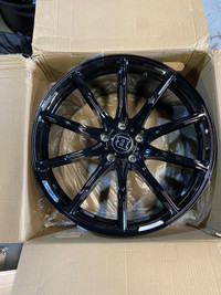 SET OF FOUR 22 INCH G WAGON G550 / G63 BRABUS REPLICA WHEELS 5X130 !! MOUNTED WITH 33X12.50R22 VEMON ICE WINTER TIRES !!