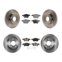 Front and Rear Disc Rotors and Semi-Metallic Brake Pads Kit by Transit Auto K8F-102847