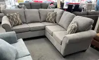 Lord Selkirk Furniture - 6005 - Sectional in Dust Argent by Minhas Furniture - Made in Canada