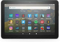 Amazon Fire HD 8 tablet, 8 Amazon Fire HD Tablet , 8 Display, 32 GB, designed for portable entertainment, Black
