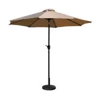 Arlmont & Co. Hoellein 107.87 Octagonal Market Polyester Patio Umbrella