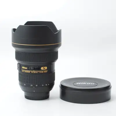 Nikon AF-S Nikkor 14-24mm f2.8G ED in excellent condition. Comes with the caps. Price: $875 + tax In...