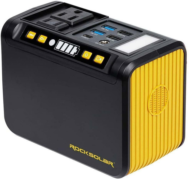 HUGE Discount | ROCKSOLAR Weekender RS81 80W/ Peak 120W Portable Power Station  | FAST FREE Delivery to Your Door! in Other - Image 2