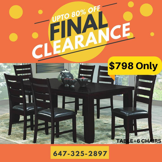 Extendable Dining set !! Huge Sale !! in Dining Tables & Sets in Hamilton - Image 4