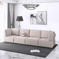 Latitude Run® Latitude Run® Modular Convertible Sectional Sofa Couch With Reversible Chaise, Free-combined Oversized Sec