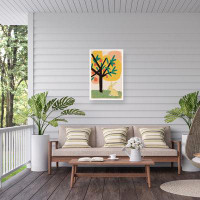 Trademark Fine Art Treechild  Bunny Under Apple Tree Outdoor  Canvas