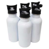 600 ml Sublimation Stainless Steel Sports Water Bottle with Straw Lid 001078