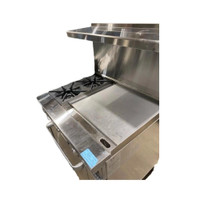 Atosa 36 Combination Gas Range 2FT FLAT GRIDDLE - LEASE TO OWN $40 per week