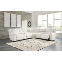 Signature Design by Ashley Keensburg 3 - Piece Upholstered Chaise Reclining Sectional