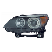 Head Lamp Driver Side Bmw 5 Series 2004-2007 Hid Without Auto Adjust High Quality , BM2502125