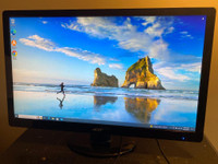Used Acer  S230HL  23” Wide Screen  LCD Monitor with HDMI1080 for Sale, Candeliver