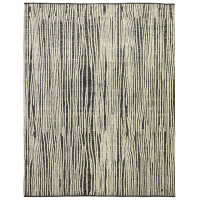Landry & Arcari Rugs and Carpeting Thicket One-of-a-Kind Abstract Handmade Rectangle 9'3" x 11'10" Wool Area Rug in Grey