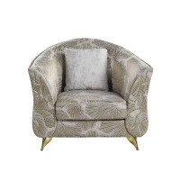 Everly Quinn 41'' W Tufted Revolution Performance Fabrics® Wingback Chair