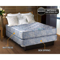 Alwyn Home Mccartney Premier Gentle Firm Orthopedic (blue Colour) Twin Size (39"x75"x9") Mattress And Box Spring Set - F