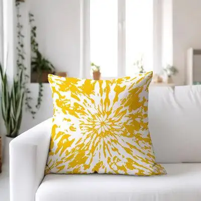 ULLI HOME Percil Floral Indoor/Outdoor Square Pillow