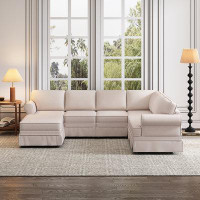 Latitude Run® 108.6" Fabric Upholstered Modular Sofa Collection