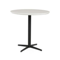 sohoConcept Diana Black End Table In White Marble