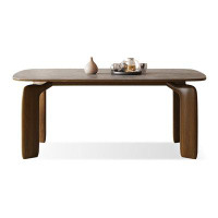 Wildon Home® 70.87" Grey Rectangular Sintered Stone tabletop Dining Table