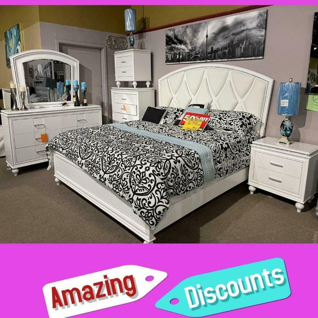 King and Queen Bedroom Sets Sale in Beds & Mattresses in Hamilton - Image 4