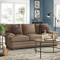 Darby Home Co Schantz 94" Chenille Recessed Arm Sofa with Reversible Cushions