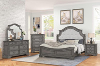 Tufted Bedroom Set in Grey on Discount !!