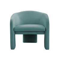 Comfort Design Mats Marla Peche Velvet Accent Chair